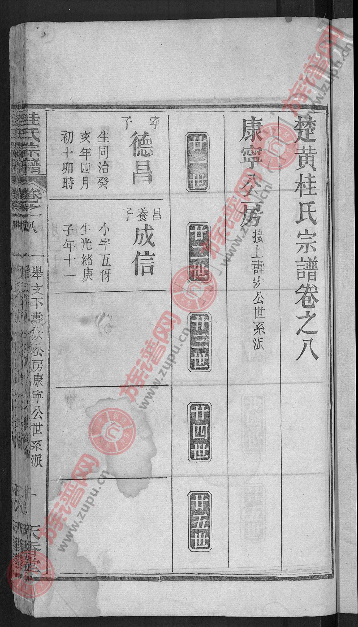 桂氏宗谱 [10卷,首2卷]第2本