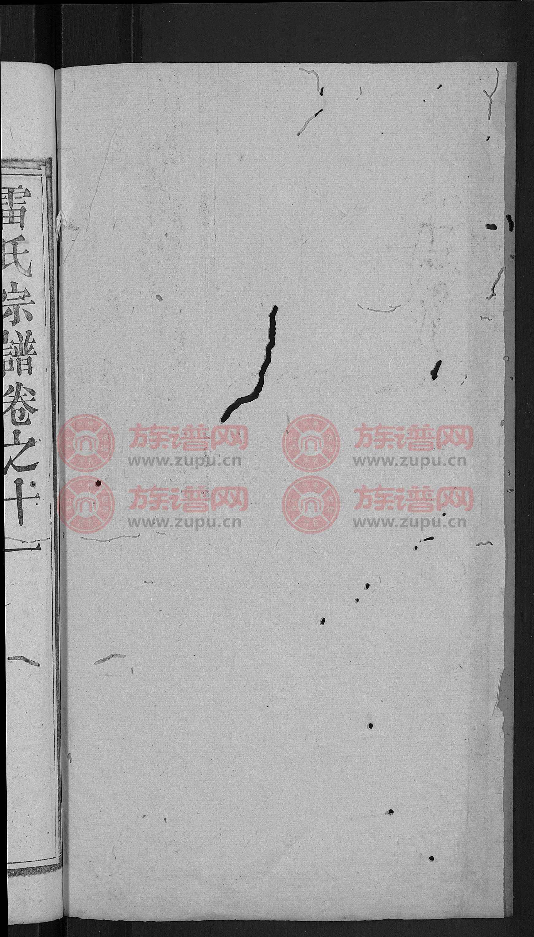 雷氏宗谱 [25卷,首3卷]第4本